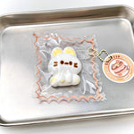 Dry clay kneading fun Sitting bunny doll with creamy clay texture