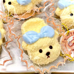Dry mud kneading Lelina bear slippers doll cream mud feeling