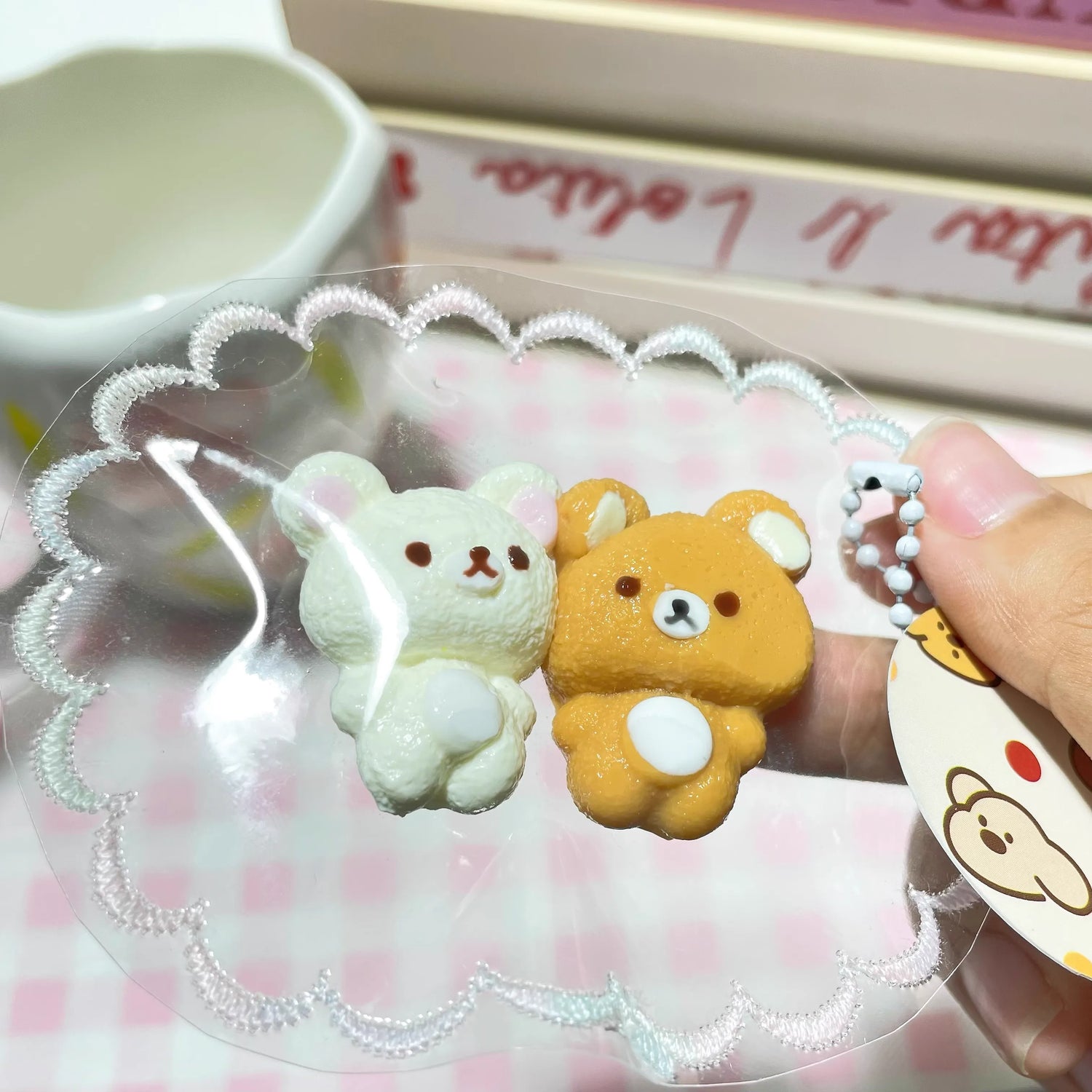 Easy Bear little nose pinching pendant slow rebound decompression water and mud feeling
