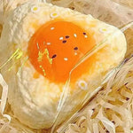 Egg Rice Ball Squishy – Handmade Silicone Stress Relief Toy | Kawaii & Satisfying Fidget