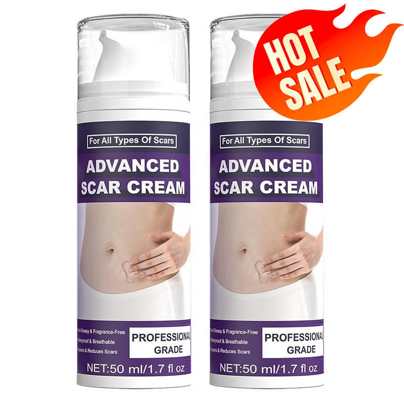 Scar Removal Gel – Advanced Silicone Scar Cream for Burns, Surgery & Acne Marks
