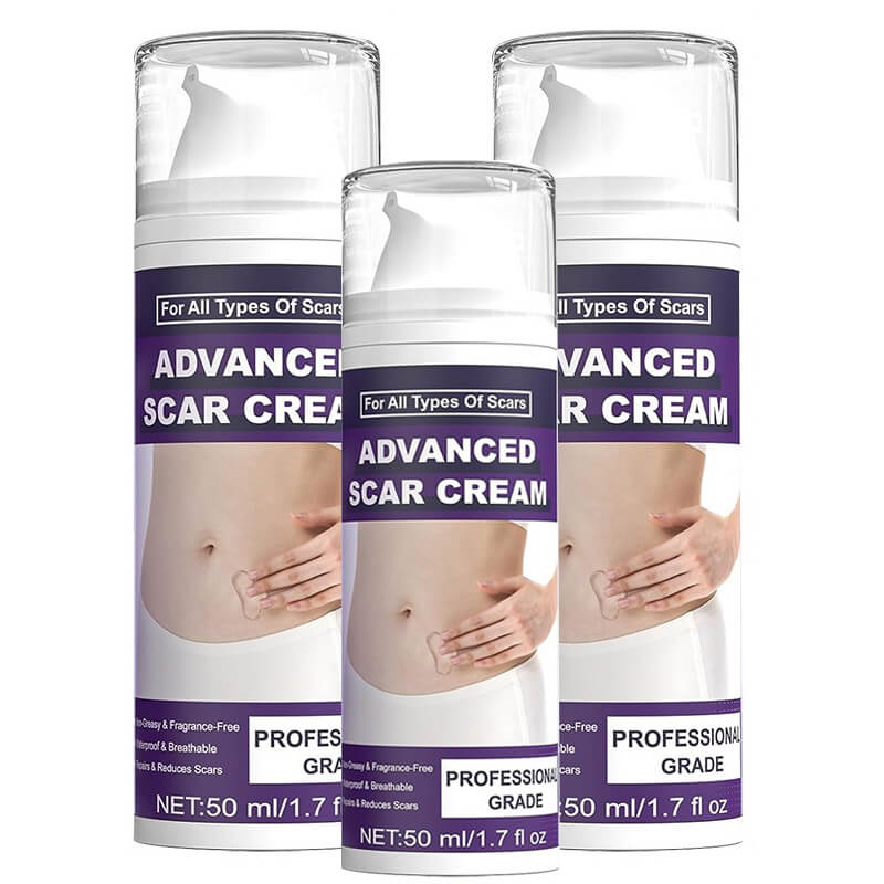 Scar Removal Gel – Advanced Silicone Scar Cream for Burns, Surgery & Acne Marks