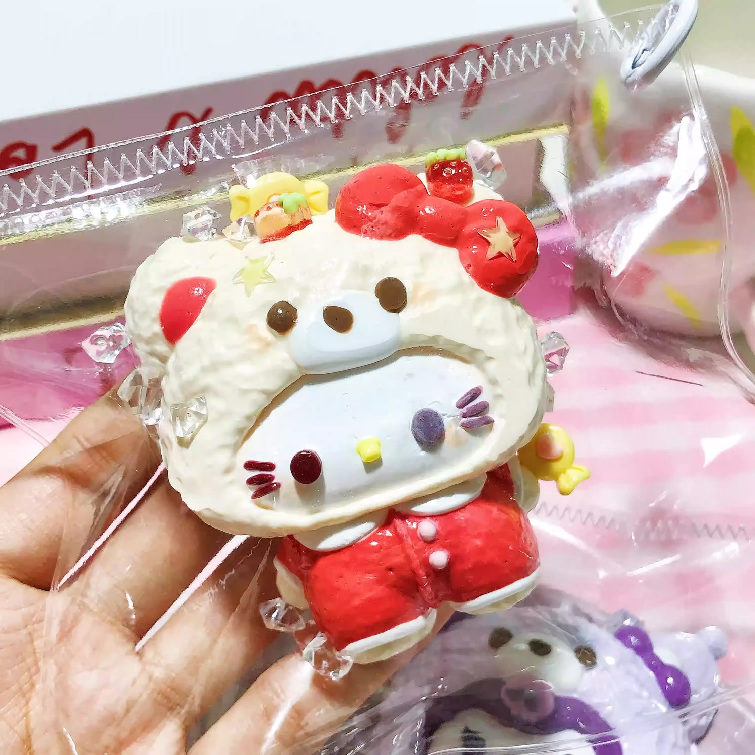Bear Pajamas Series Kitty Kuromi Melody Cinnamon Dog Pinching