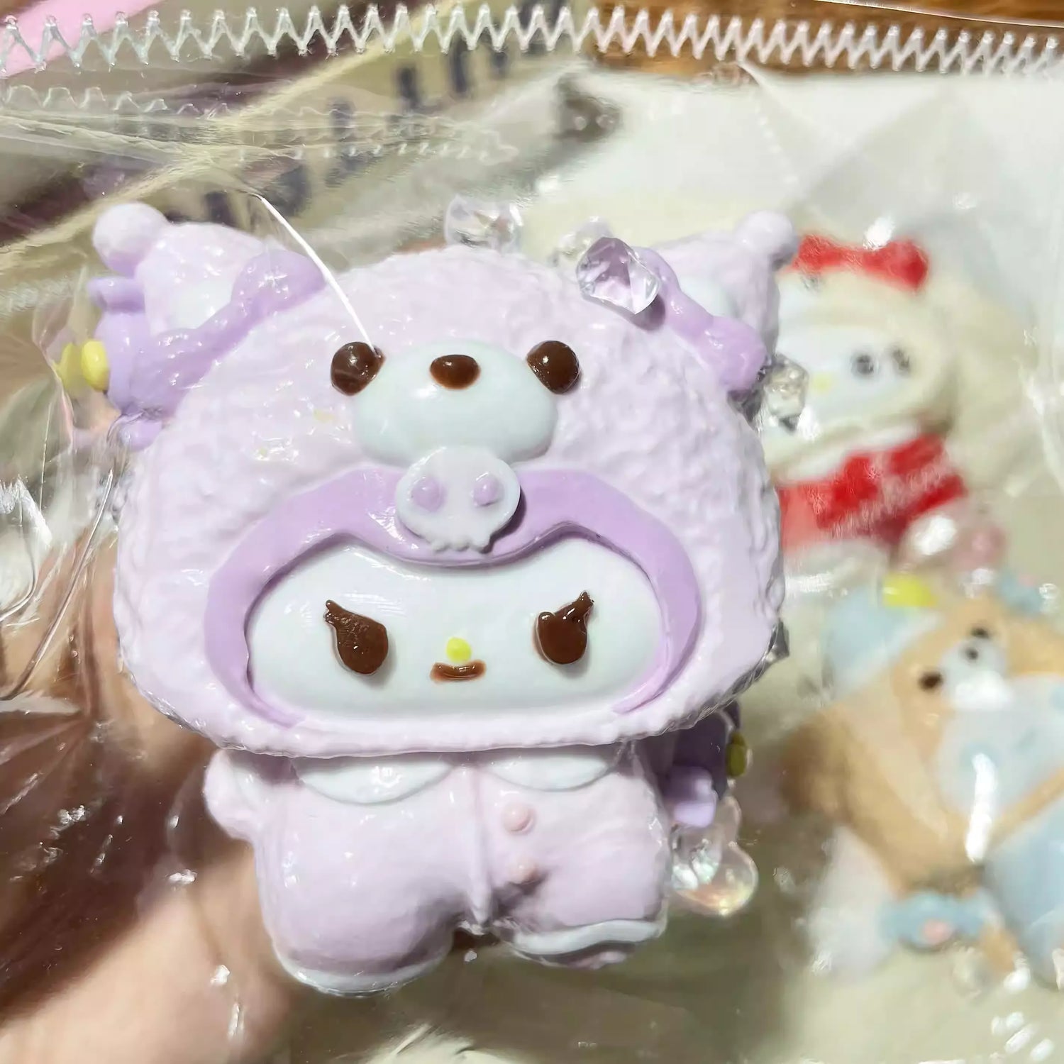 Bear Pajamas Series Kitty Kuromi Melody Cinnamon Dog Pinching
