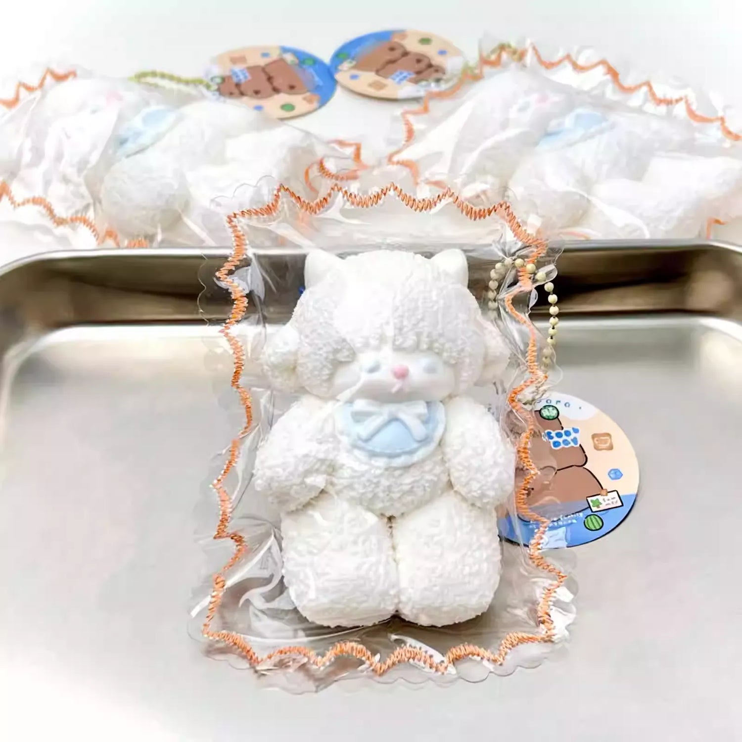 Dry mud kneading lamb doll cream mud feeling