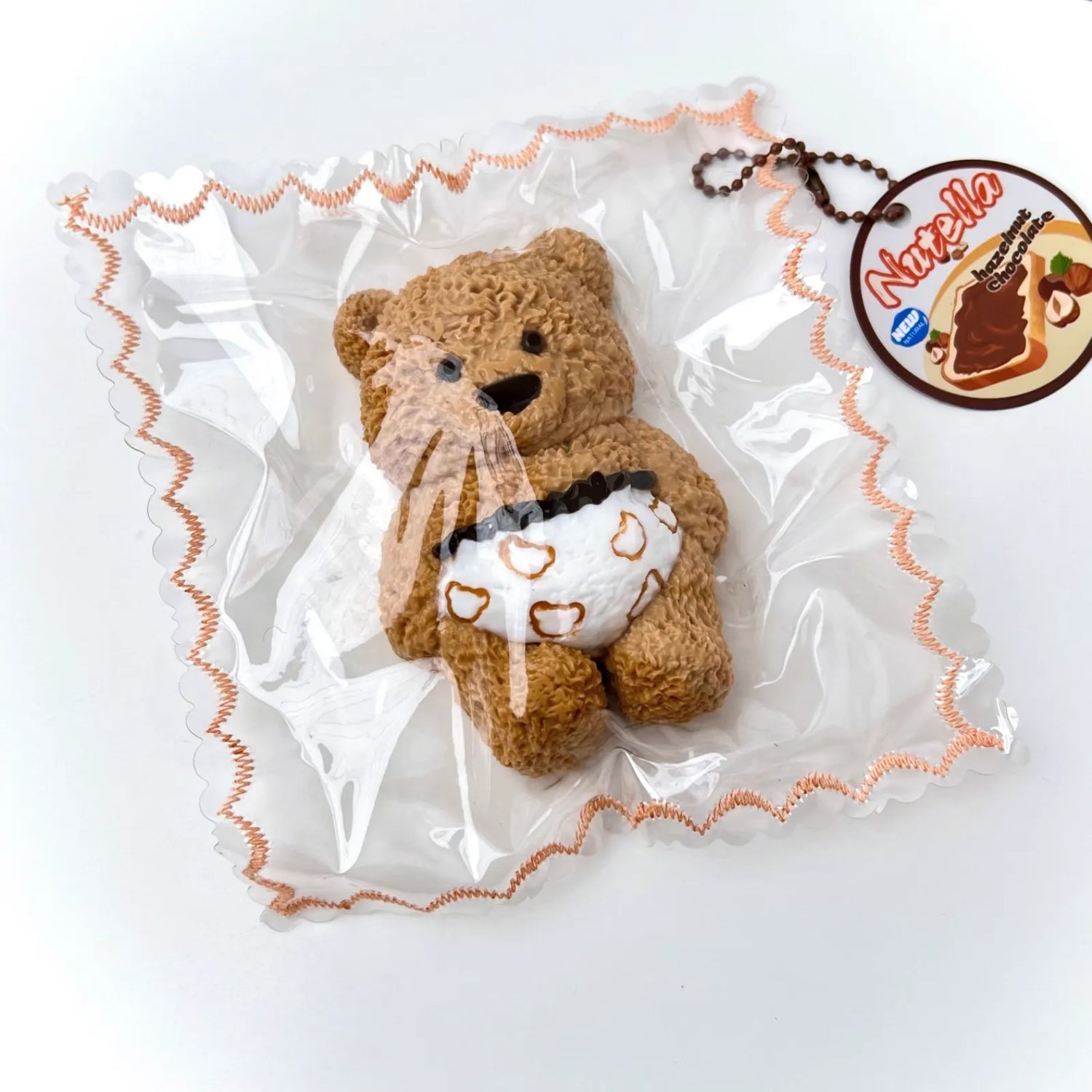 Dry mud kneading music JC plush bear doll cream mud feeling