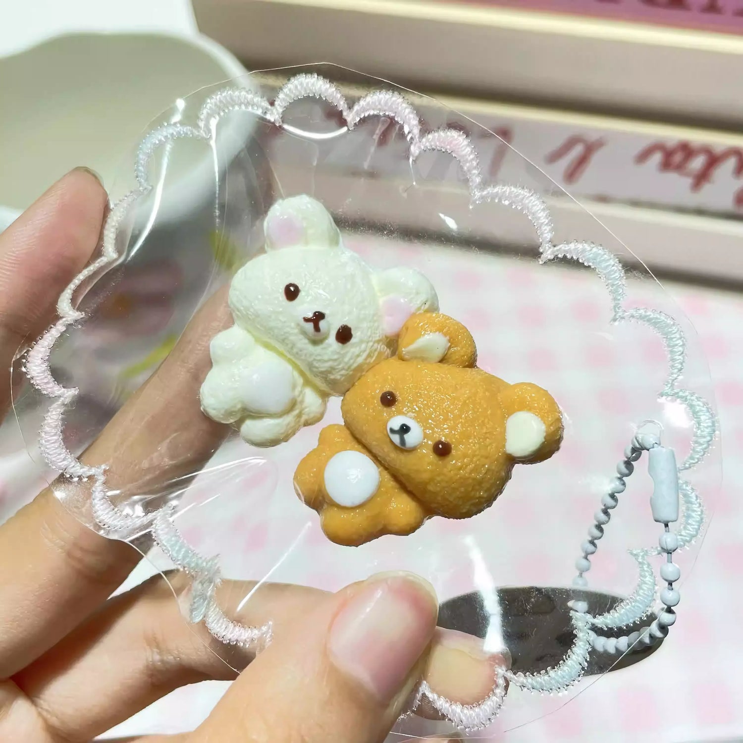 Easy Bear little nose pinching pendant slow rebound decompression water and mud feeling