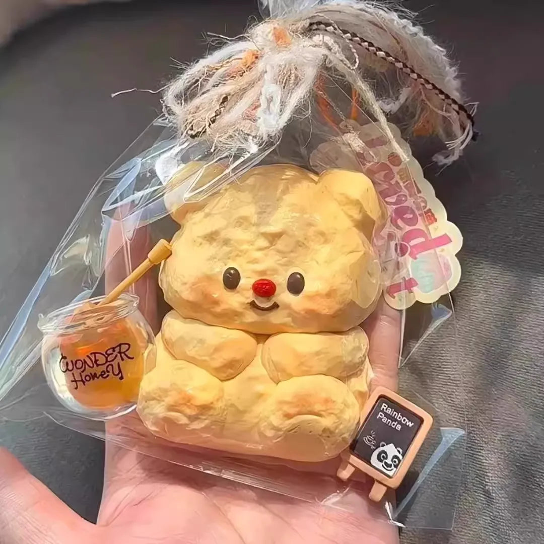 Honey can butter bear squeeze music cute high value mud feeling water feeling