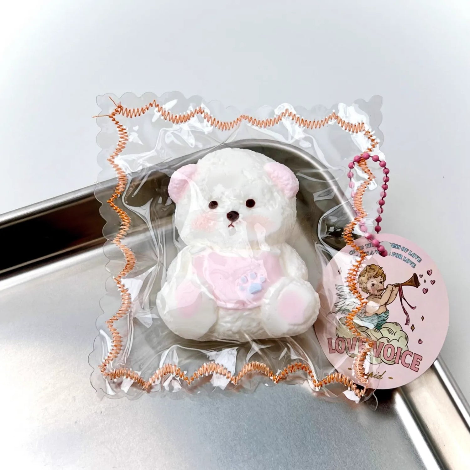Lina Bear bear doll with creamy clay texture