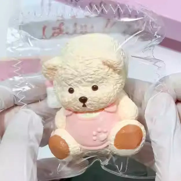 Lina Bear squeeze to relieve pressure food-grade silicone cream muddy feeling