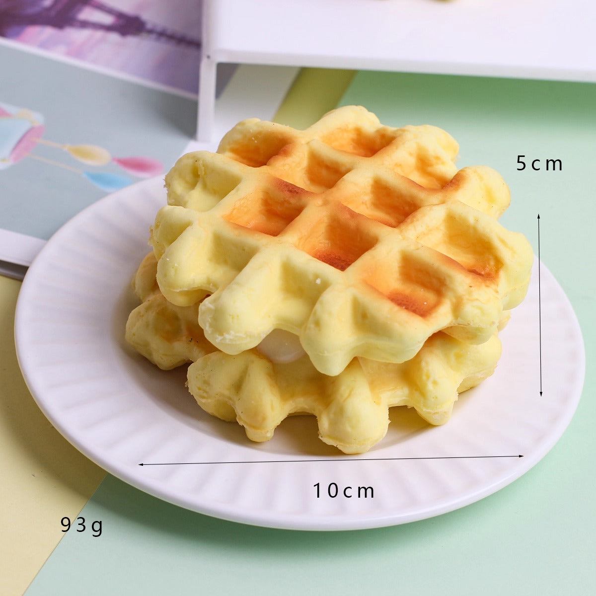 New slow rebound soft and fragrant double-layer sandwich waffles
