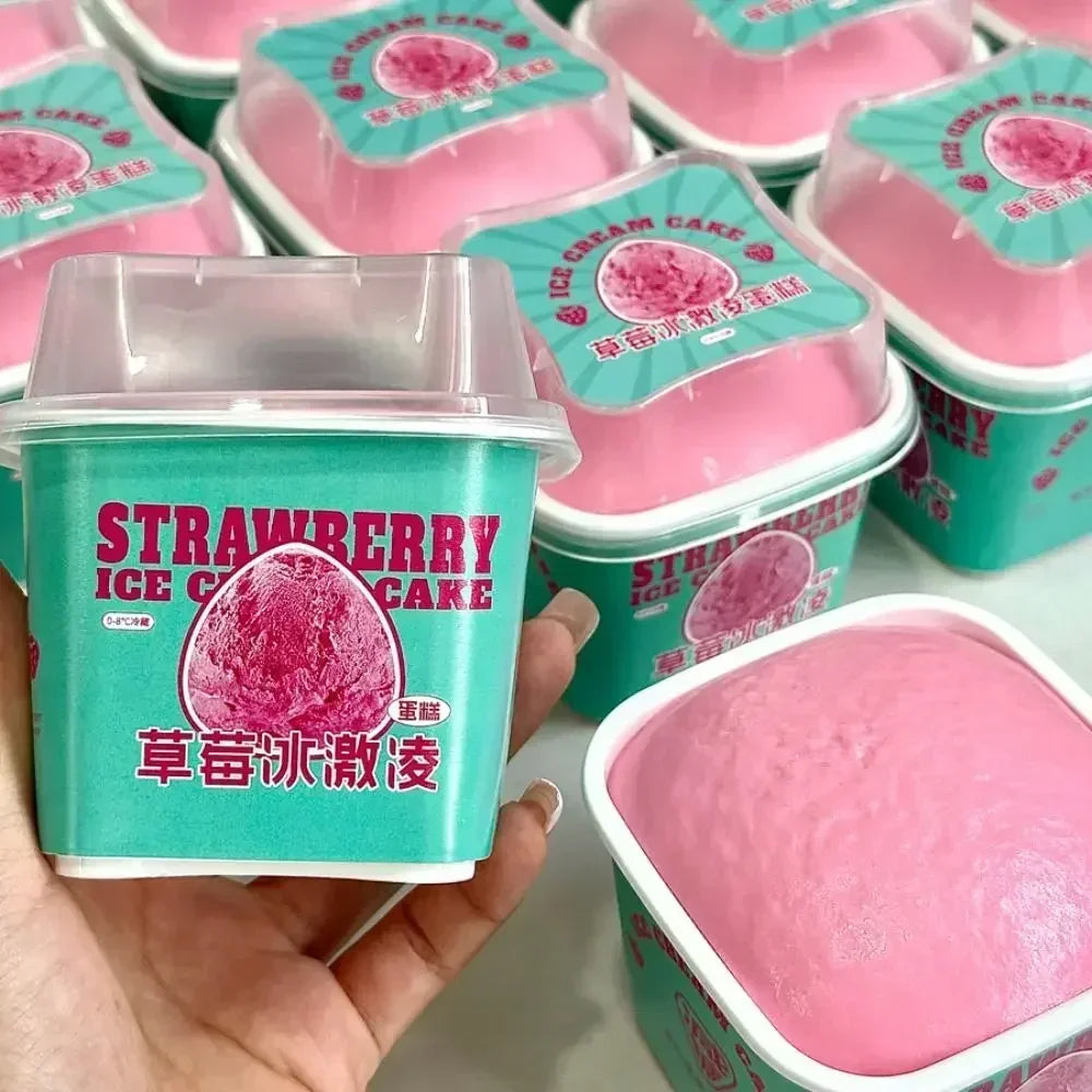 Jumbo Kawaii Ice Cream Squishy Soft Cake Bread Fidget Toy Cream Scented Slow Rising Anti Stress Relieve Squeeze Toys Kids Gifts