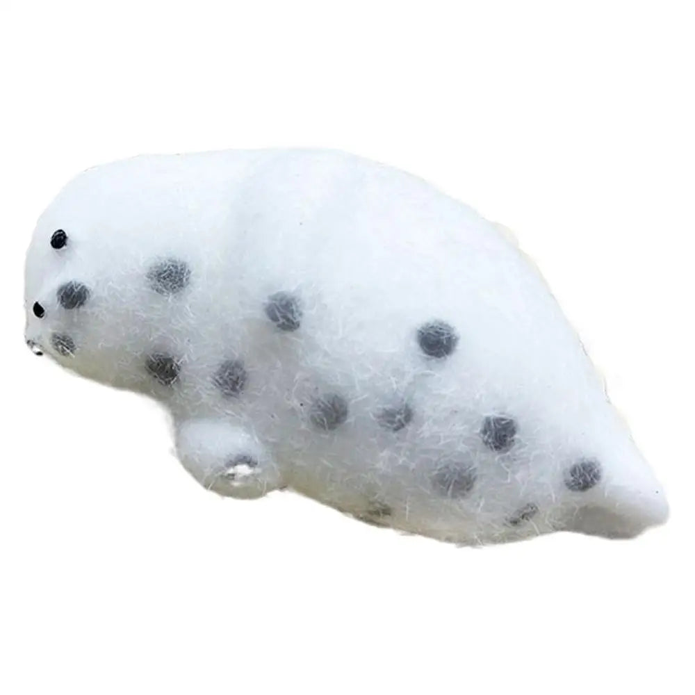 Kawaii Seal Squishy Toy – Soft Sticky Silicone Mochi Sea Lion Fidget