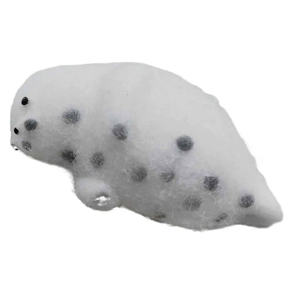 Kawaii Seal Squishy Toy – Soft Sticky Silicone Mochi Sea Lion Fidget