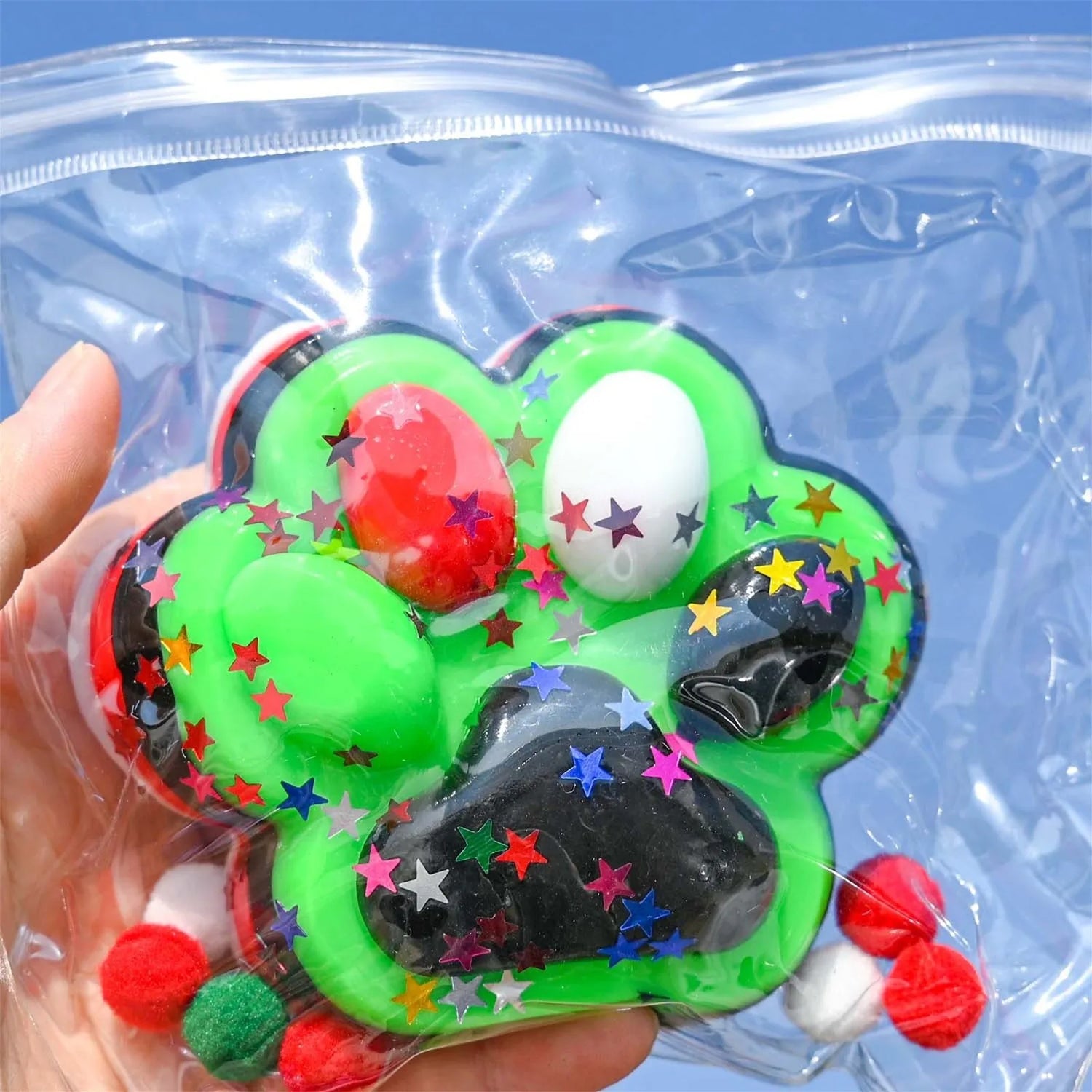 Taba Squishy Large Squeeze Cat Paw Decompression Toys Sticky Soft Pinching And Decompressing Toy for Stress Relief Funny Gifts