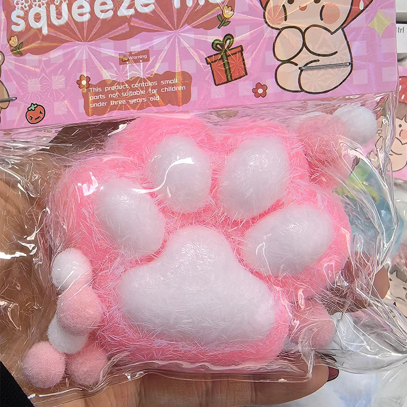 Squeeze Cat Paw Toys – Soft Silicone Stress Relief Fidget Toy