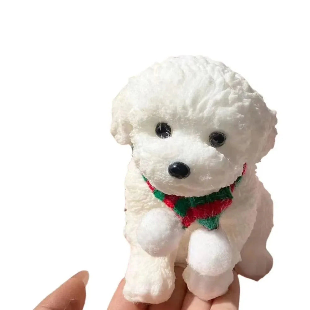 Teddy Dog Squishy Toy – Soft & Kawaii Stress Relief Squeeze Toy for Kids & Adults