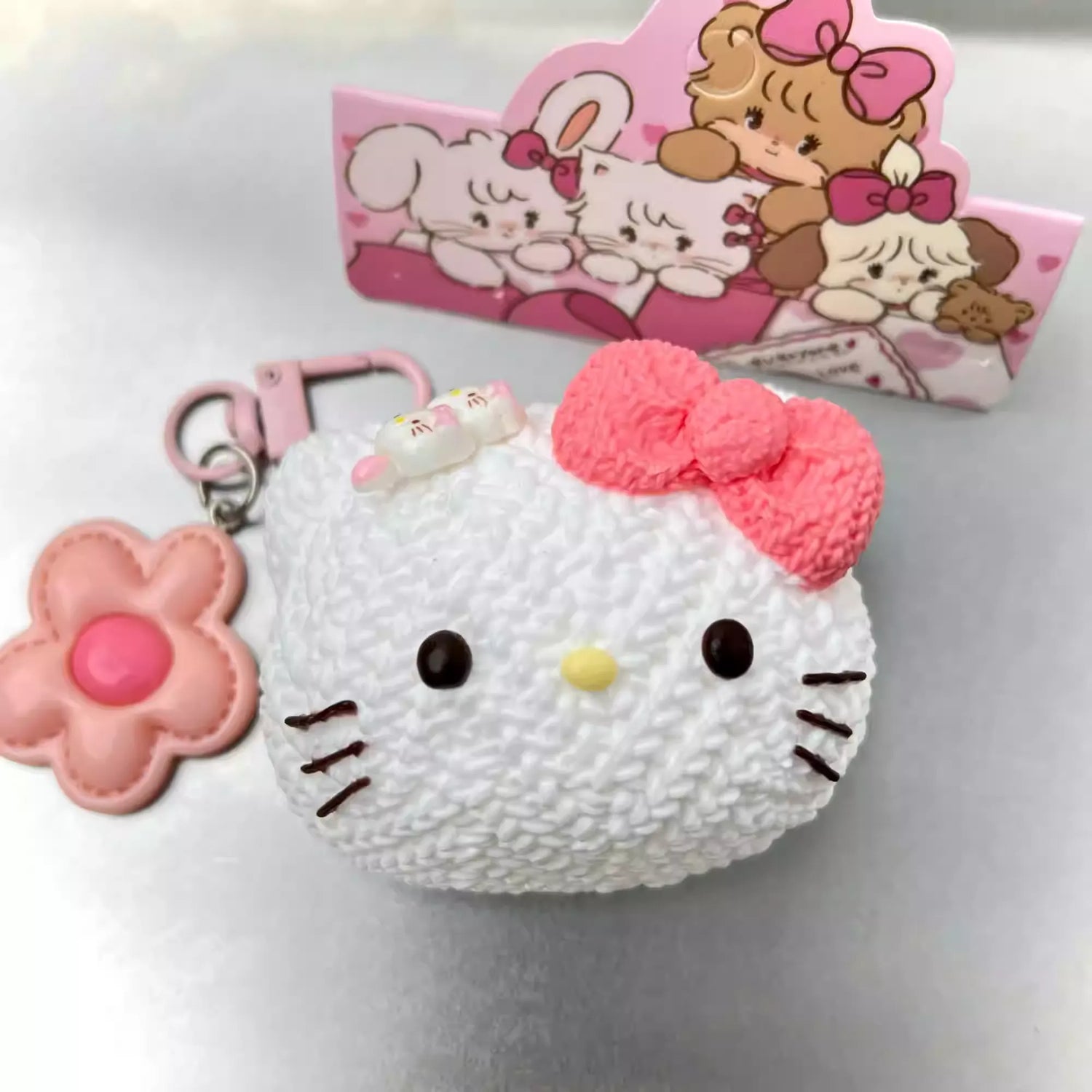 Slow rebound dry mud knitting Kitty cat mud feeling