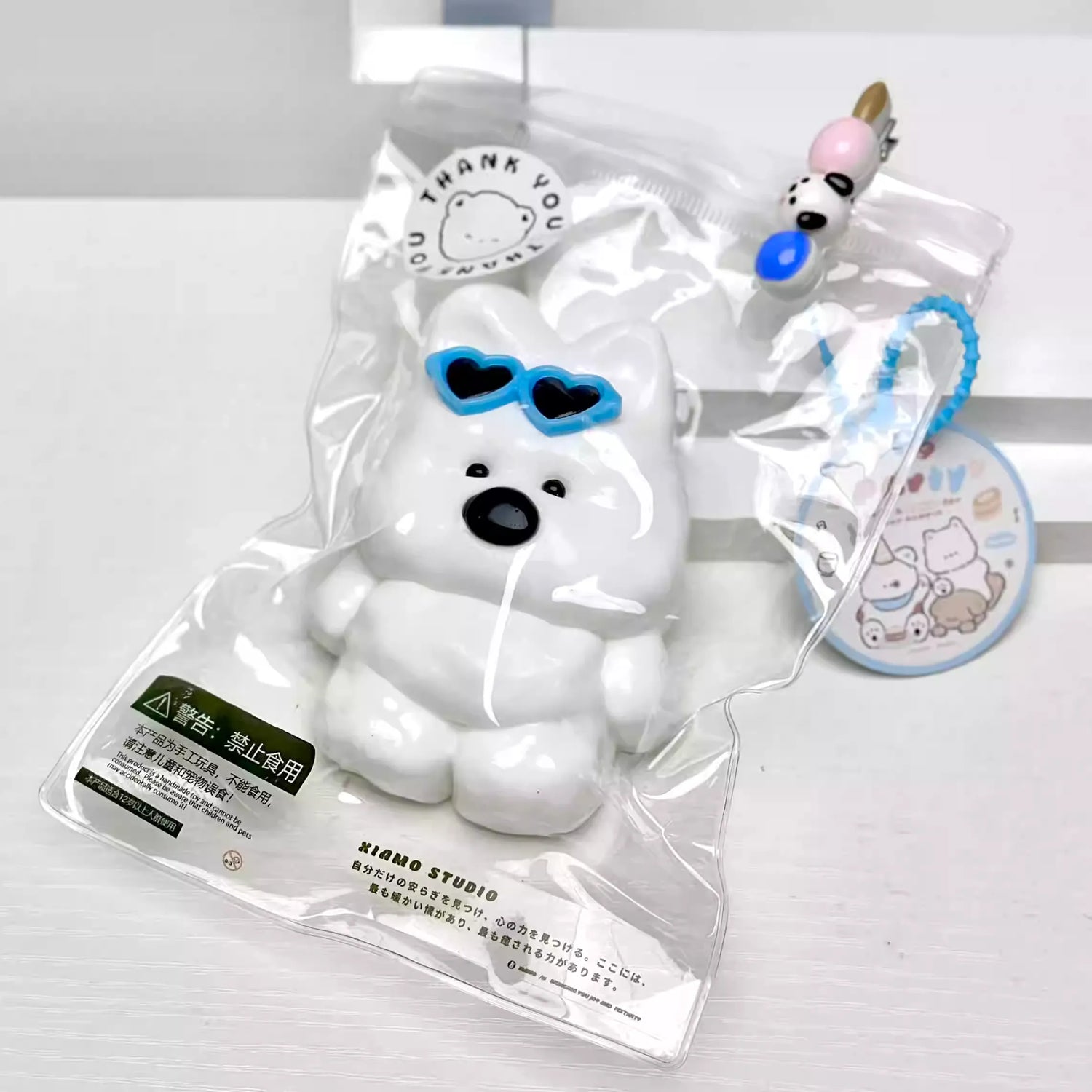 Slow rebound squeeze music West Highland cute animal cream feeling
