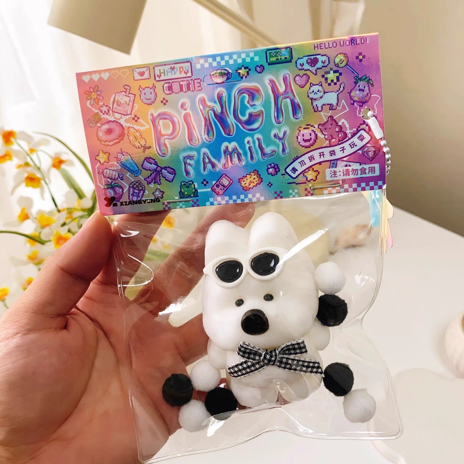 Rainbow Sugar Cat Paw Squishy