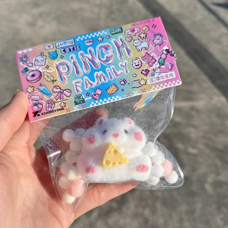Stress Relief Toys - Cheese Hamster